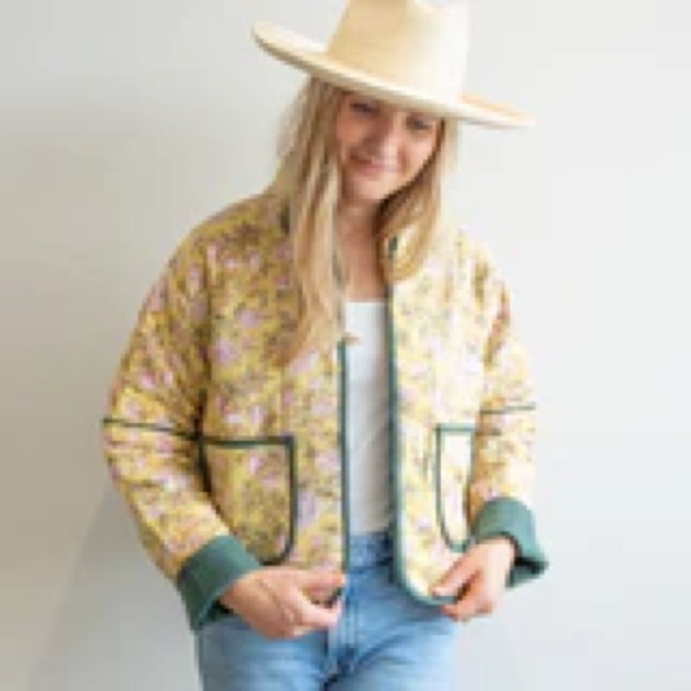 Quilted jackets are IN this Spring!